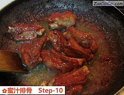 蜜汁排骨做法第十步骤