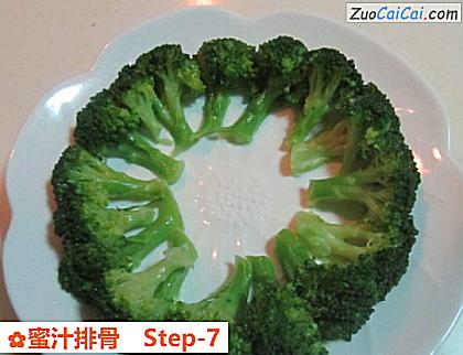 蜜汁排骨做法第七步骤