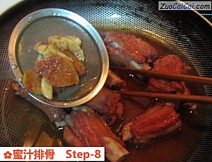 蜜汁排骨做法第八步骤