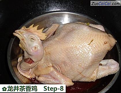 龙井茶香鸡做法第八步骤