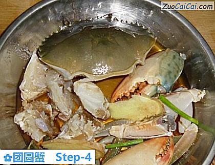 团圆蟹做法第四步骤