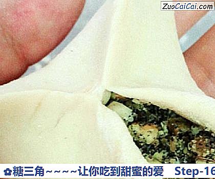 糖三角~让你吃到甜蜜的爱做法第十六步骤