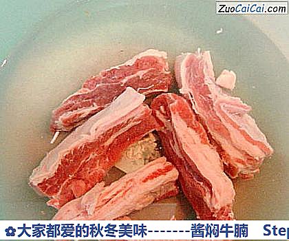 -酱焖牛腩做法第一步骤