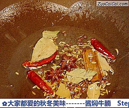 -酱焖牛腩做法第四步骤