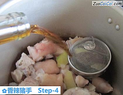香辣猪手做法第四步骤