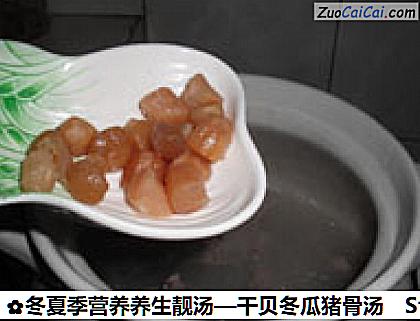 干贝冬瓜猪骨汤做法第五步骤