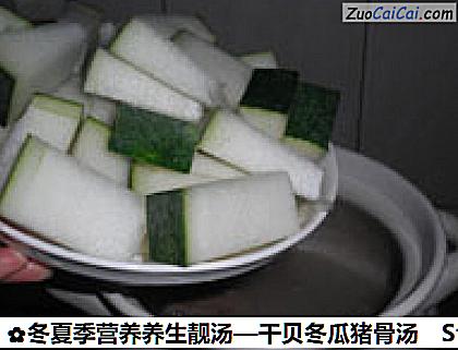 干贝冬瓜猪骨汤做法第六步骤