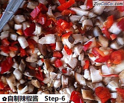 自制辣椒酱做法第六步骤