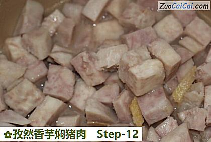 孜然香芋焖猪肉做法第十二步骤
