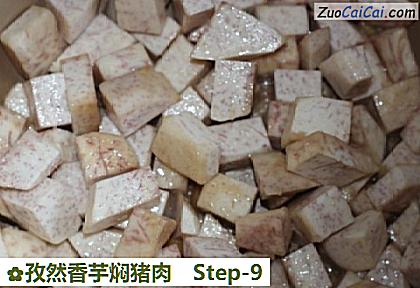 孜然香芋焖猪肉做法第九步骤