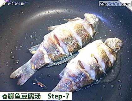 鲫鱼豆腐汤做法第七步骤