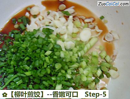 柳叶煎饺做法第五步骤