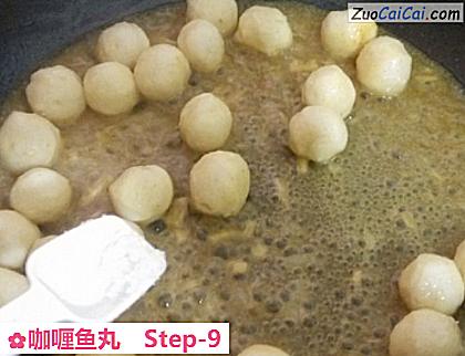 咖喱鱼丸做法第九步骤