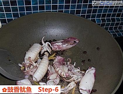 豉香鱿鱼做法第六步骤