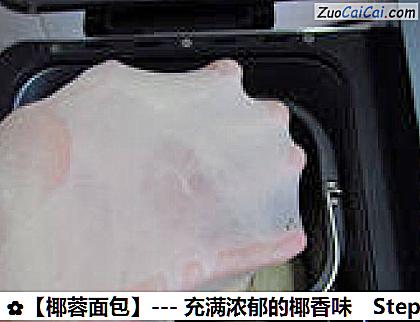 椰蓉面包做法第四步骤