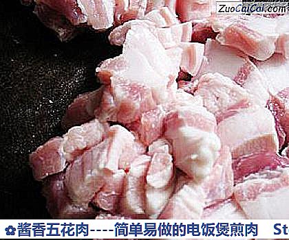 酱香五花肉做法第四步骤