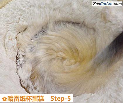 哈雷纸杯蛋糕做法第五步骤