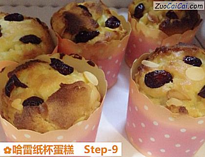 哈雷纸杯蛋糕做法第九步骤