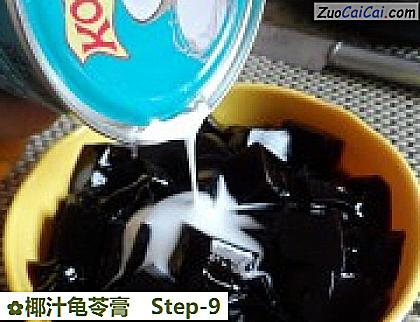 椰汁龟苓膏做法第九步骤