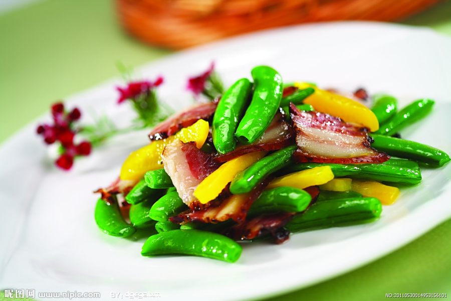 荷兰豆炒腊肉cover-1