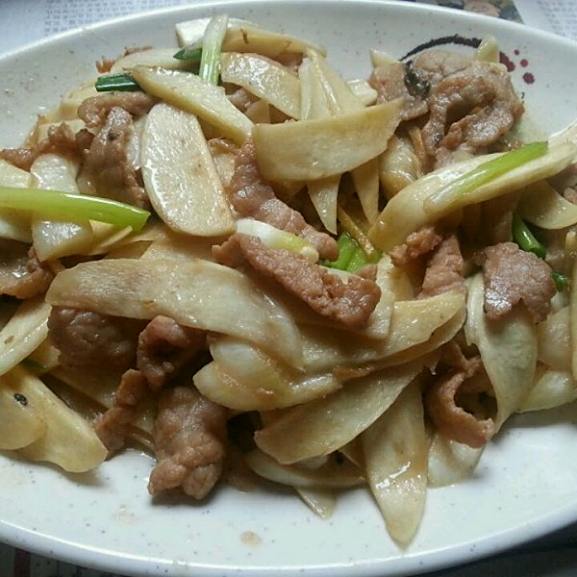 肉片炒茭白cover-1