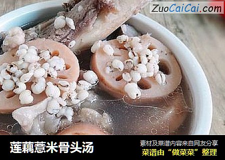莲藕薏米骨头汤