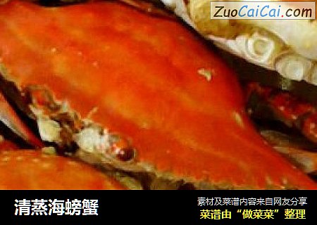 清蒸海螃蟹