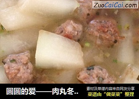 圆圆的爱——肉丸冬瓜汤