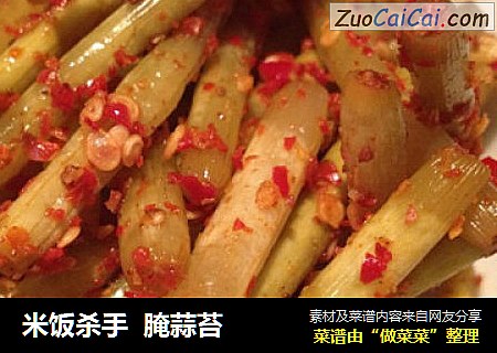 米饭杀手  腌蒜苔