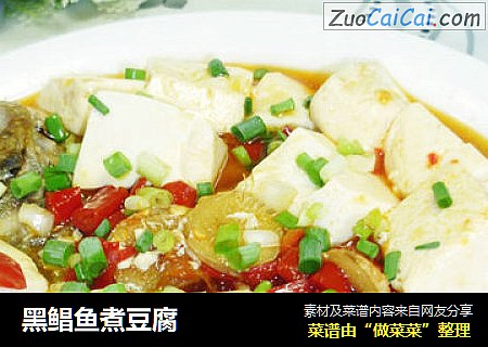 黑鲳鱼煮豆腐