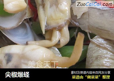 尖椒爆蛏