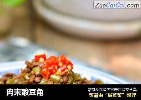 肉末酸豆角