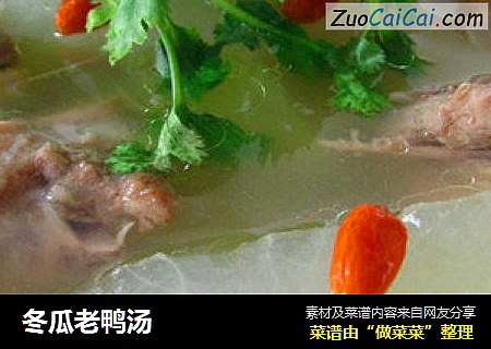 冬瓜老鸭汤