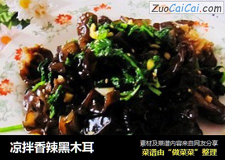 凉拌香辣黑木耳