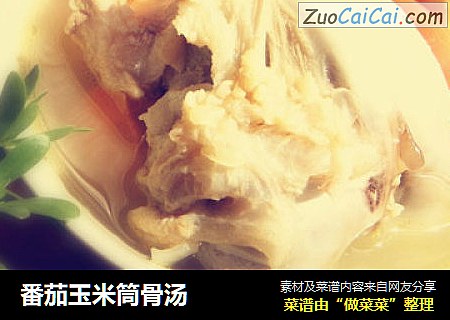 番茄玉米筒骨汤