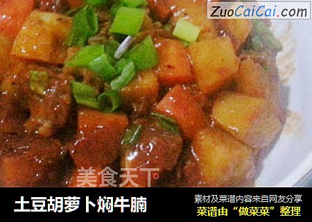 土豆胡萝卜焖牛腩
