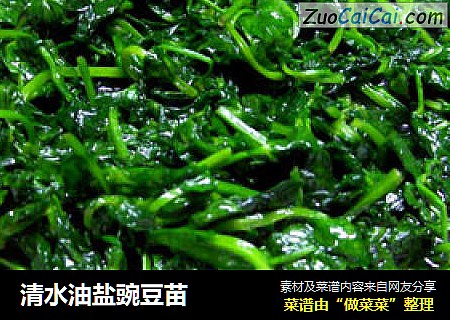 清水油盐豌豆苗
