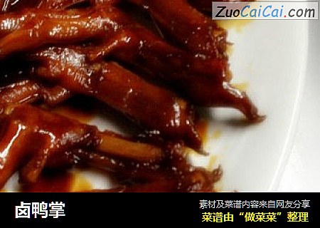 卤鸭掌