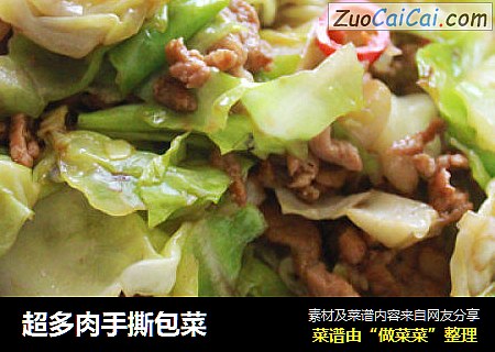 超多肉手撕包菜