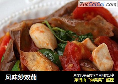 风味炒双茄