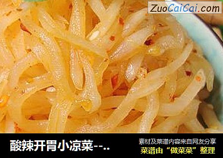 酸辣开胃小凉菜------【酸辣萝卜丝】