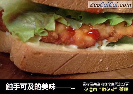 触手可及的美味——鸡肉三明治