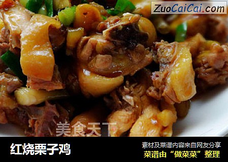 红烧栗子鸡