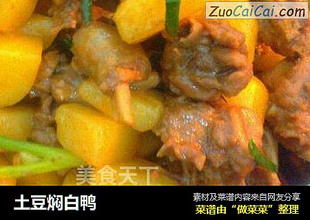 土豆焖白鸭