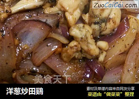 洋葱炒田鷄