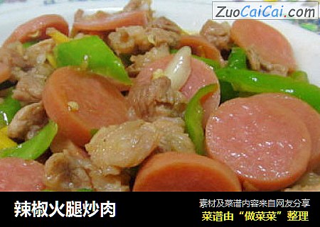 辣椒火腿炒肉