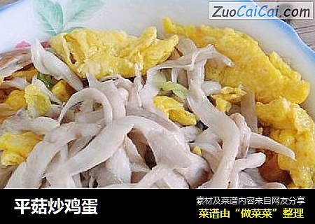 平菇炒鸡蛋