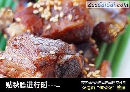 贴秋膘进行时---XO酱烤排骨