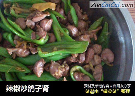 辣椒炒鸽子肾