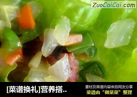 营养搭配－包肉菜卷
